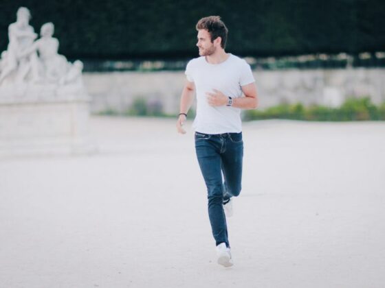 Running session in Paris