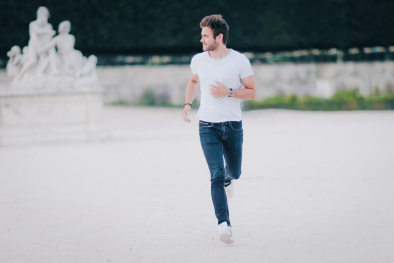 Running session in Paris