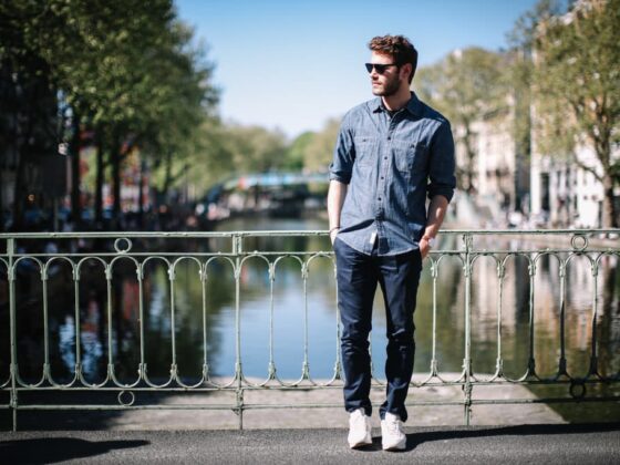 Kevin Ragonneau wearing Dockers clothes