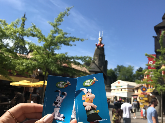 une journée au parc astérix
