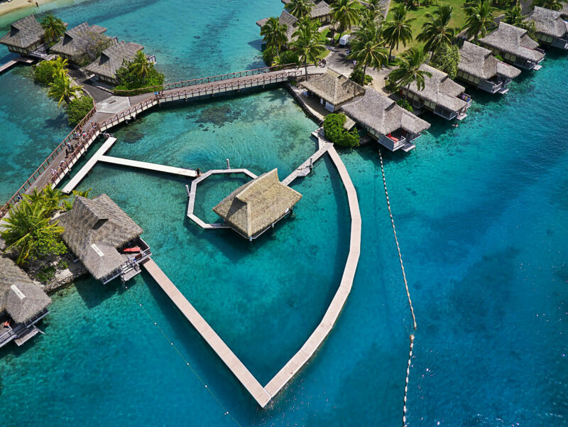 L’hôtel bungalow Inter Continental Moorea Resort & Spa En Polynésie française