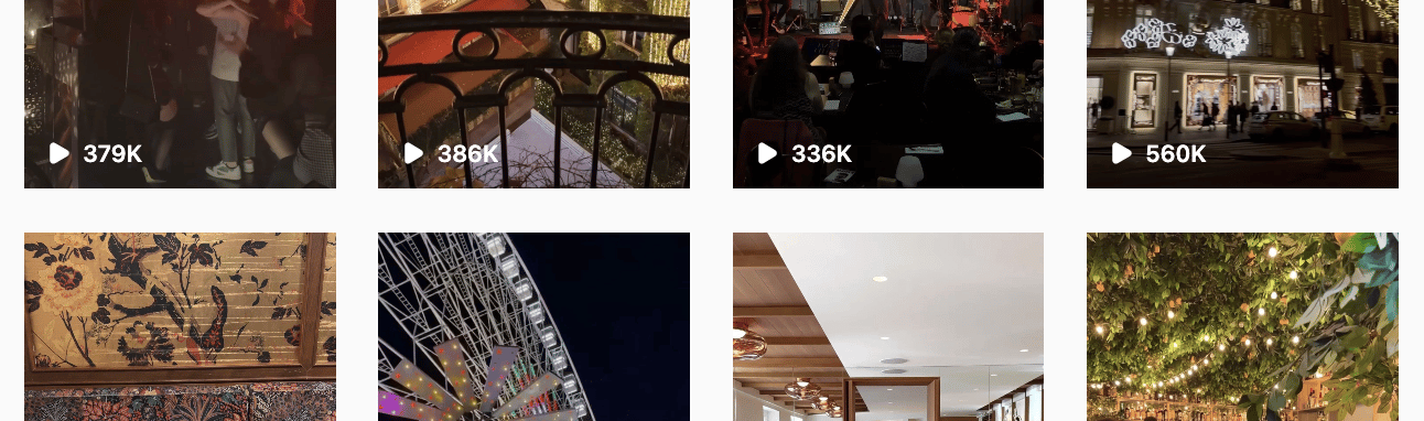 vidéos instagram compte Instagram Paris Insider Food