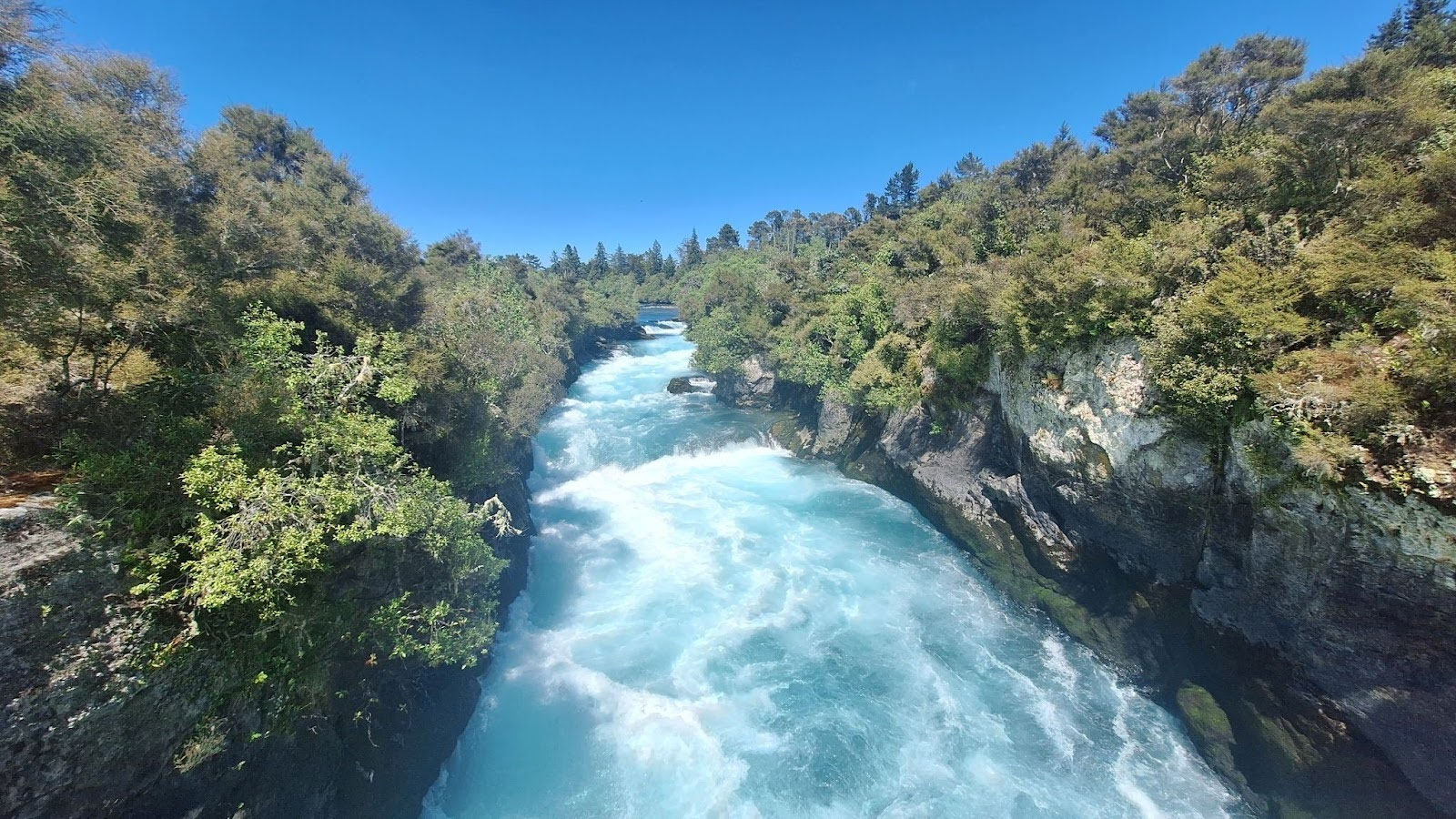 Huka Falls en Nouvelle Zélande
