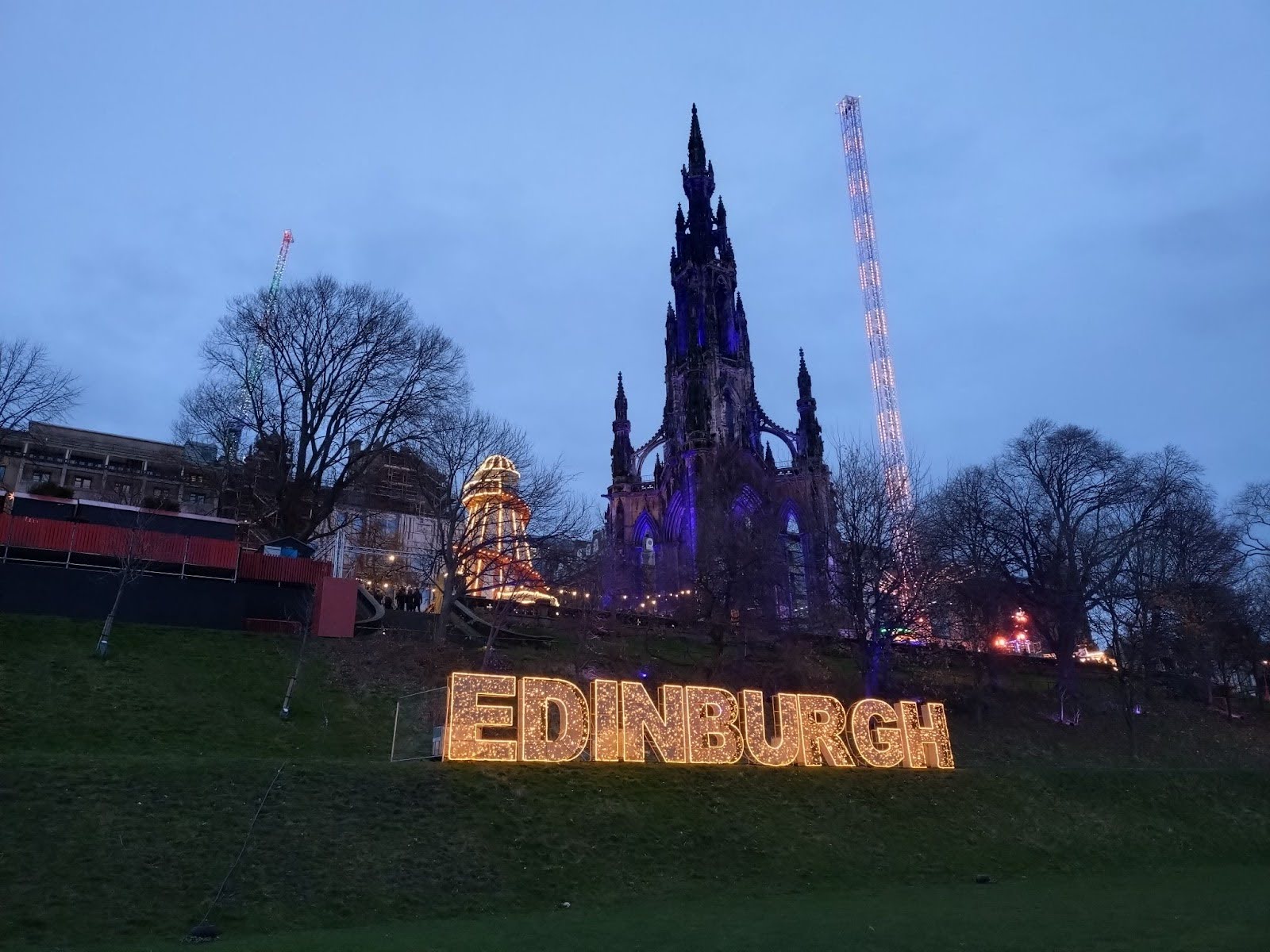 The Christmas Market Edimbourg